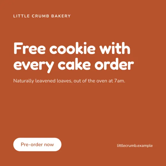 Terracotta Bakery LinkedIn Post (Square)