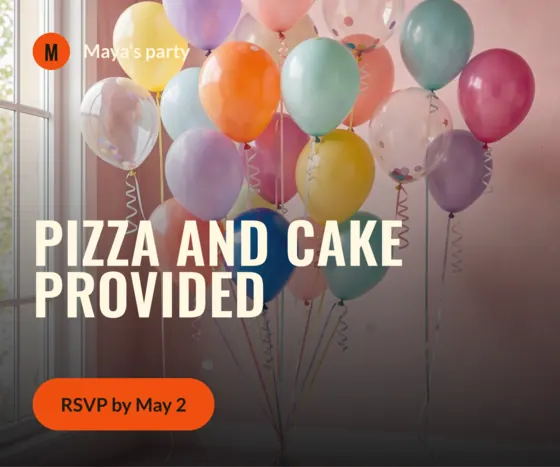 Citrus Birthday Party Medium Rectangle (300 X 250)