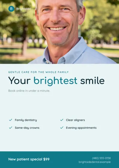 Ocean Dental Clinic Flyer A4