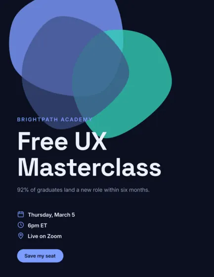 Midnight Online Course Flyer Letter (8.5 X 11 In)