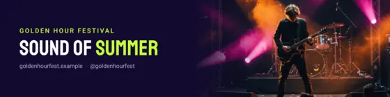 Electric Music Festival LinkedIn Profile Banner