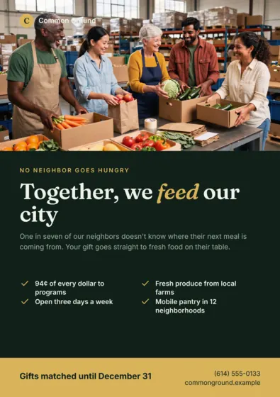 Forest Nonprofit Flyer A5