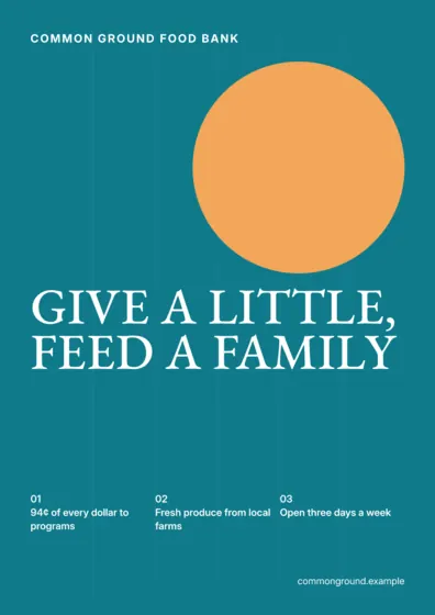 Ocean Nonprofit Poster A3