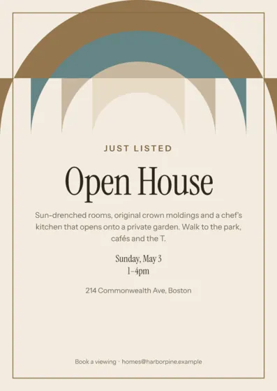 Sand Real Estate Invitation A6