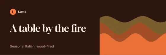 Ember Restaurant Newsletter Header