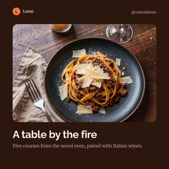 Ember Restaurant Facebook Post (Square)