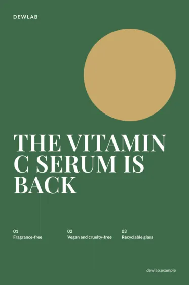 Sage Skincare Brand Poster 24 X 36 In