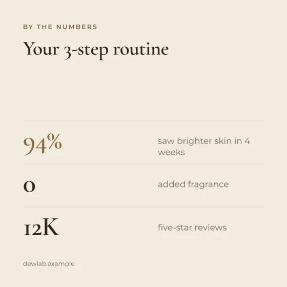 Sand Skincare Brand LinkedIn Post (Square)