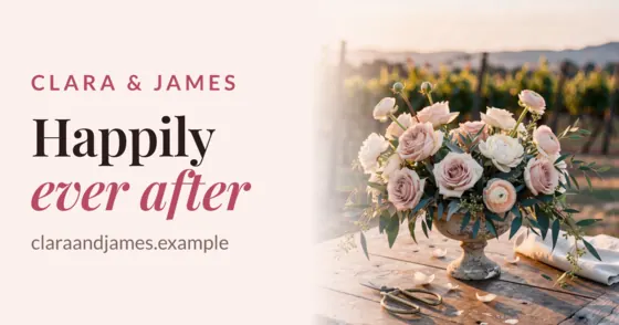 Blush Wedding Blog Banner