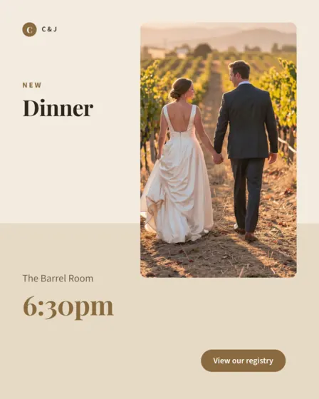 Sand Wedding Instagram Post (Portrait)